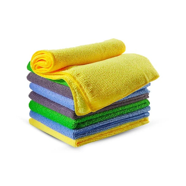 Microfiber Car Cleaning & Polishing Towel Cloth (Multi Color) Multipurpose