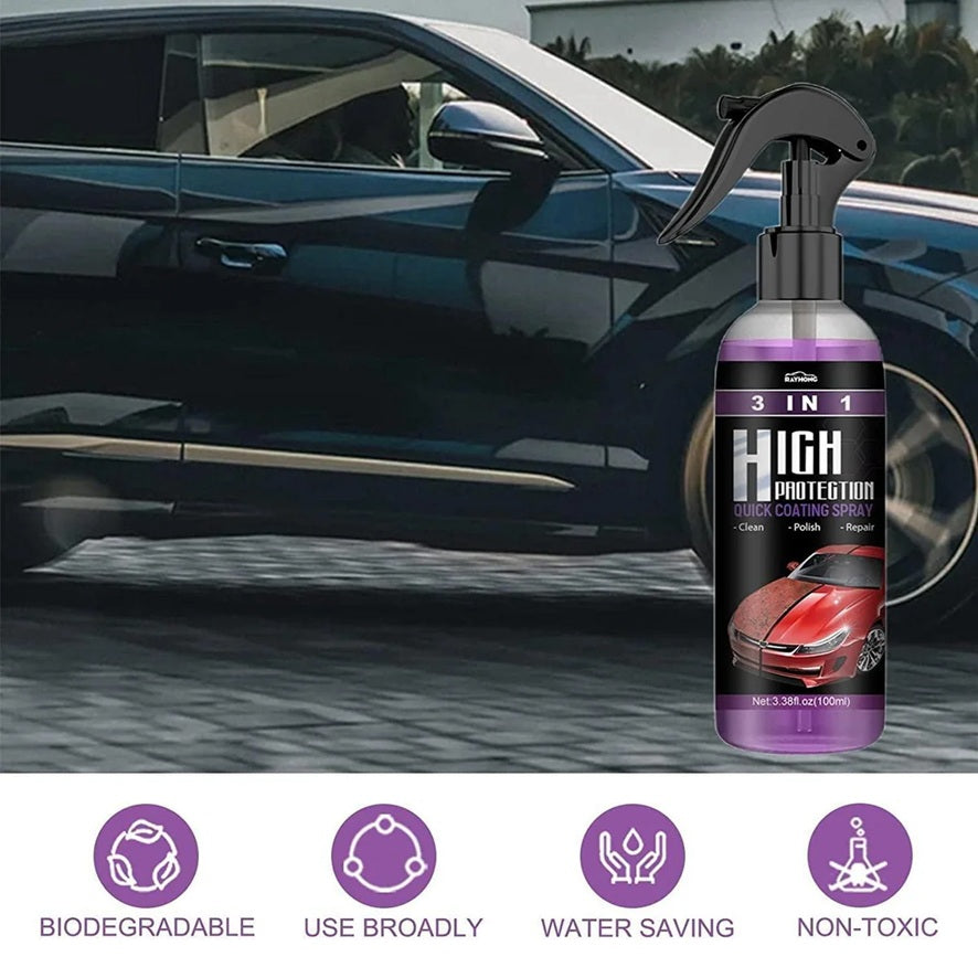 ShieldCoat Pro, 3-in-1 Car Coating & Protection Spray (Pack of 2)