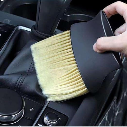 Combo of Fast TAG Holder + Cleaning Duster + Multifunctional Car Brush for Cleaning Car Interior, PC, Laptop, Keyboard