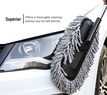 Buy Extendable Microfiber Car Cleaning Brush and Get Car AC vent Brush Free