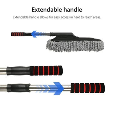 Buy Extendable Microfiber Car Cleaning Brush and Get Car AC vent Brush Free