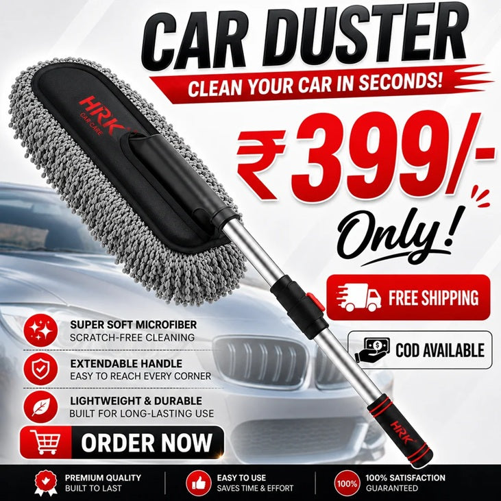 Microfiber Car Duster Brush