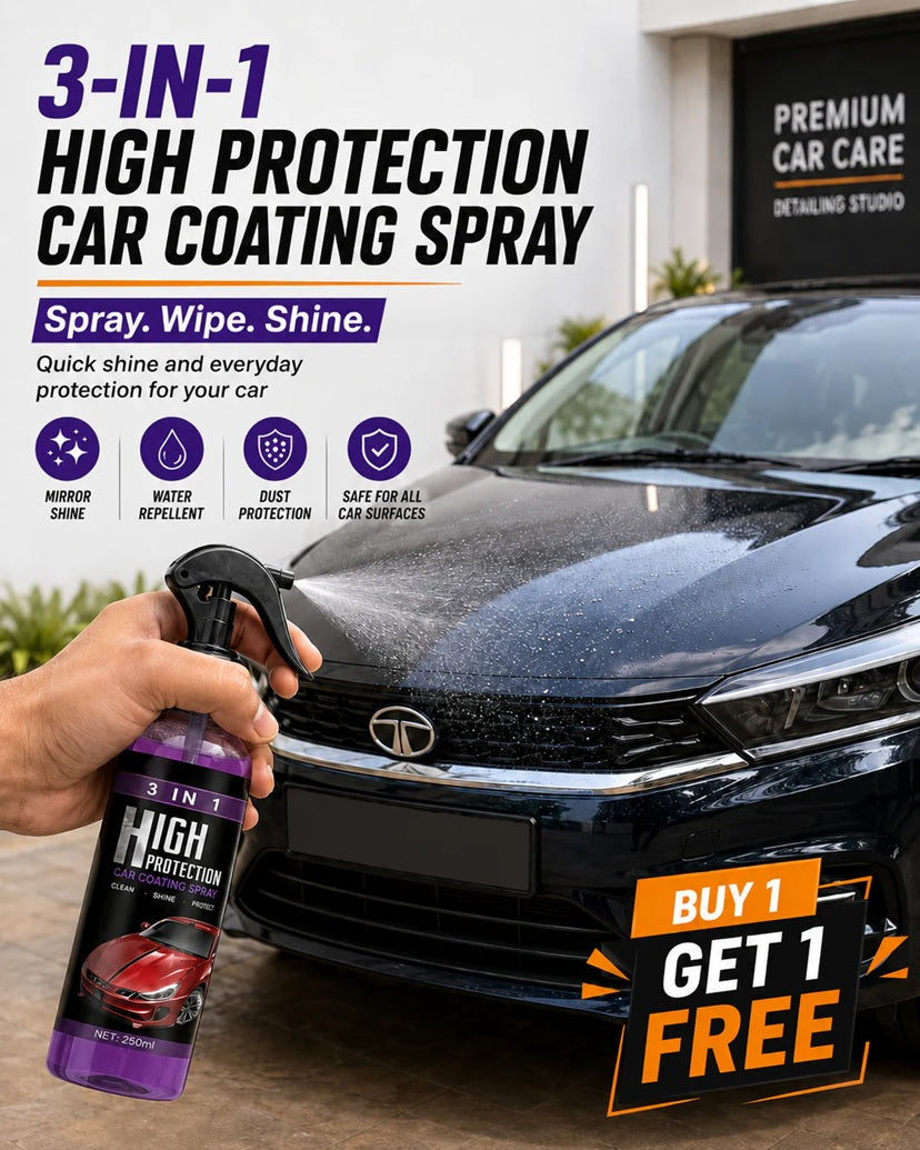 ShieldCoat Pro, 3-in-1 Car Coating & Protection Spray (Pack of 2)