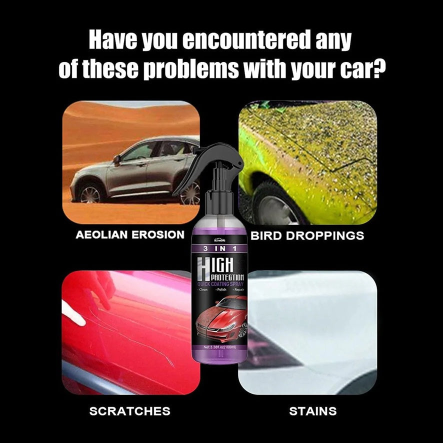 ShieldCoat Pro, 3-in-1 Car Coating & Protection Spray (Pack of 2)