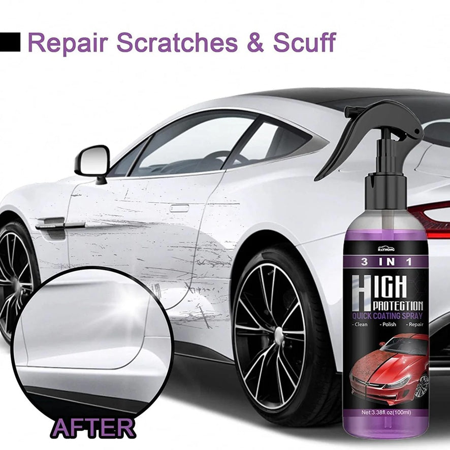 ShieldCoat Pro, 3-in-1 Car Coating & Protection Spray (Pack of 2)