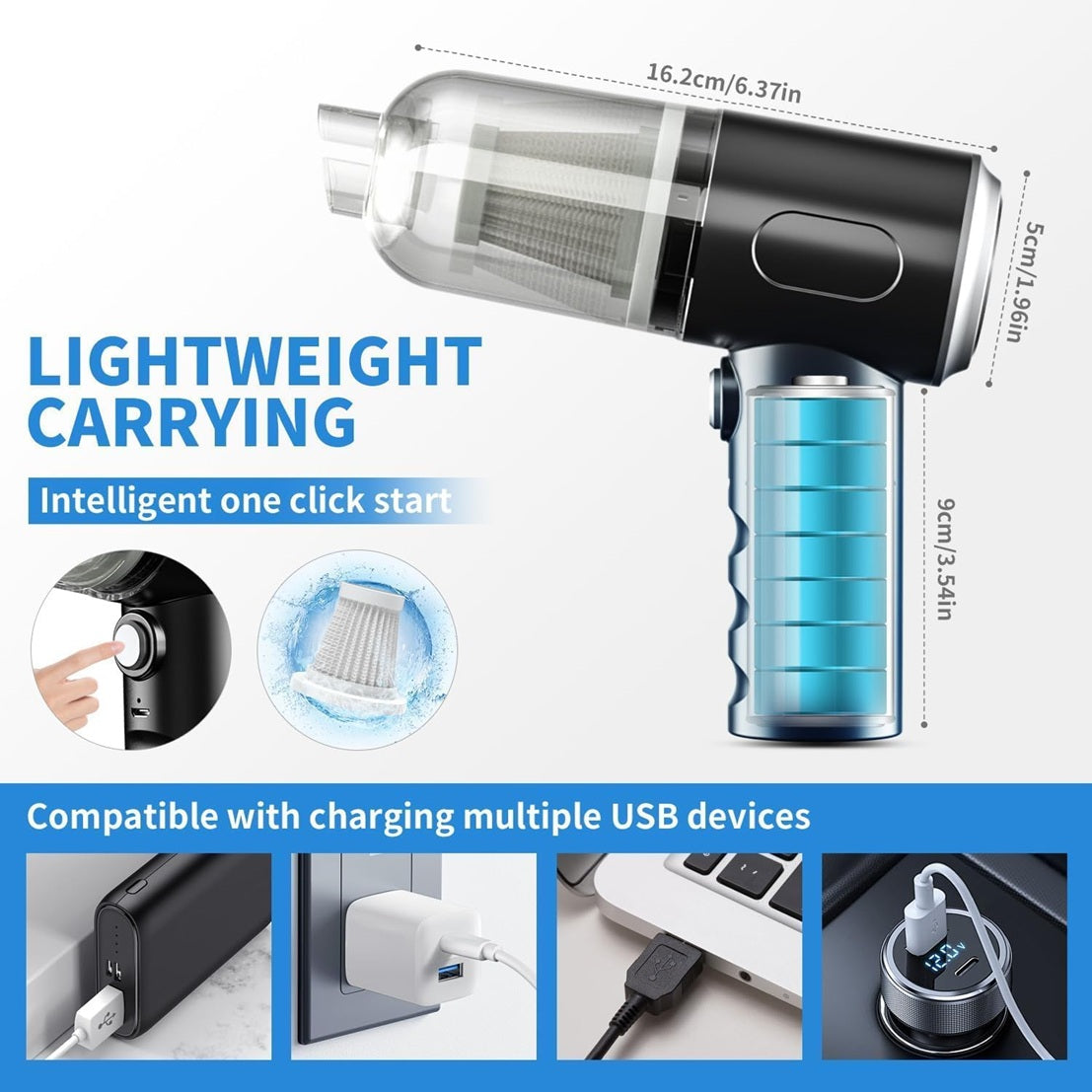 Vac Turbo 120W 3 In 1